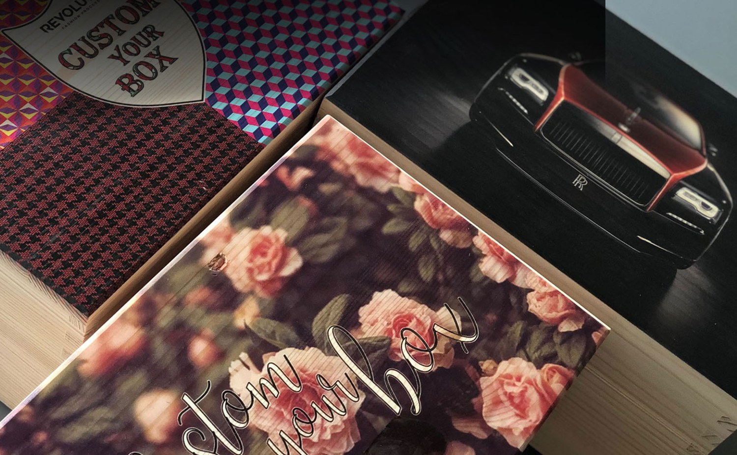Oggetti e superfici decorati con stampa personalizzata